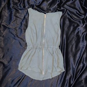 Girls Long Lightweight Hooded Vest